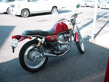 YAMAHA SRV250エンブレス・マルーン