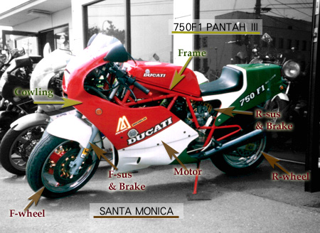 DUCATI F1-PANTAH 他のバイクたちが色あせて見える？