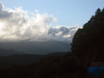 神々しい白馬連山